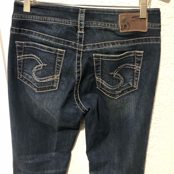 Silver Suki women’s jeans size 28W 34L. - Picture 5 of 8